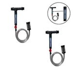 3/4 Inch Rotameter Venturi Injector with Suction Port Garden Tool Kit (Pack Of 2)